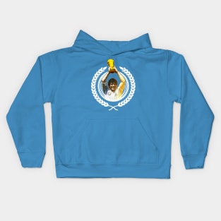 Argentina football fans world cup 2022 Kids Hoodie